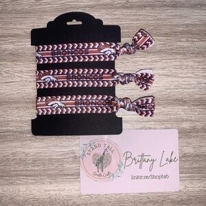 $7ea or 3/$15 Denver Broncos hair tie set new